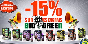 15% d'économies avec Biotops