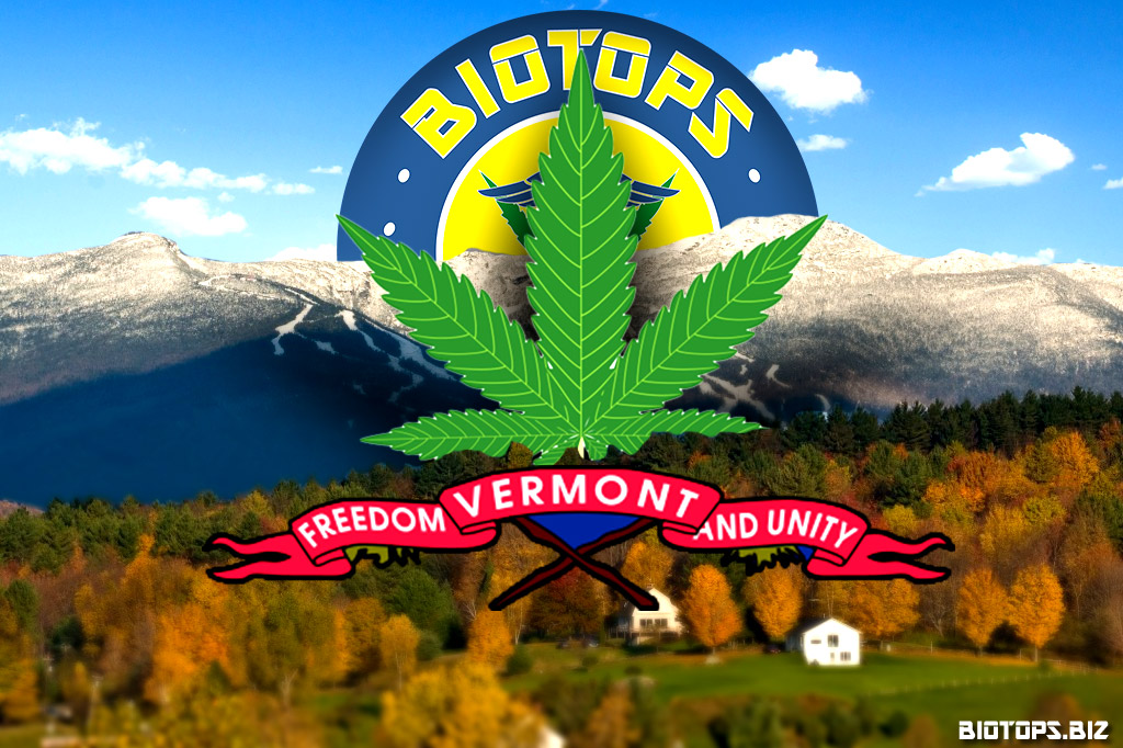 Biotops en faveur de la légalisation du cannabis dans le vermont